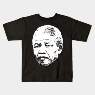 Nelson Mandela head Kids T-Shirt